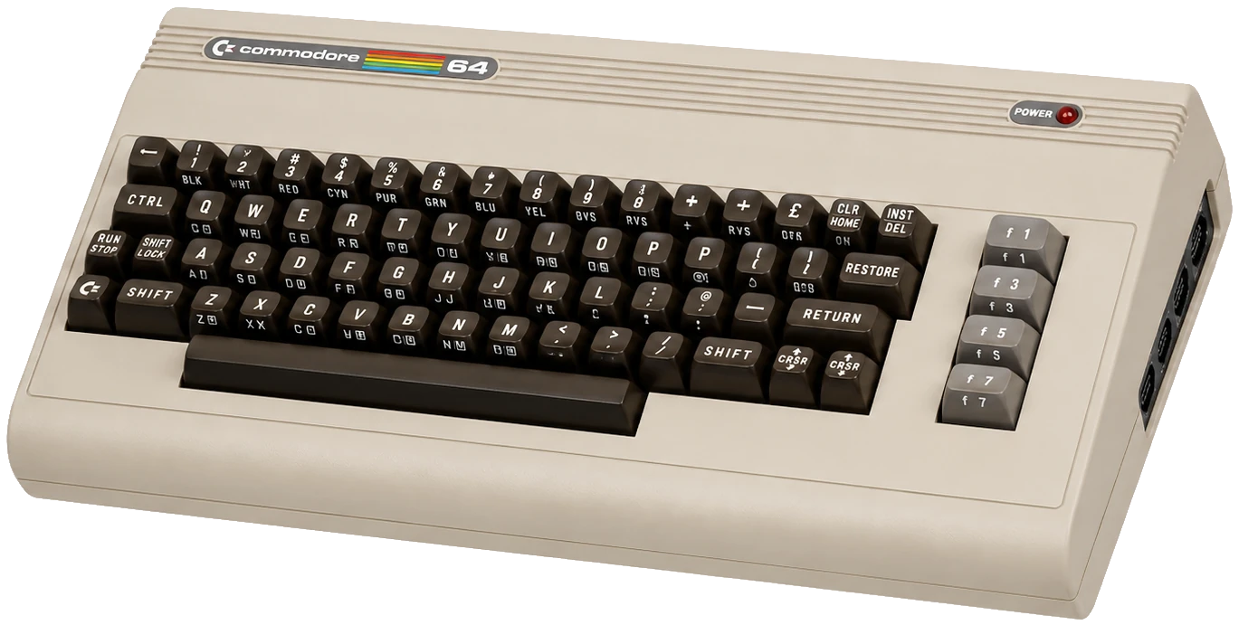 Replica C64-style retro computer